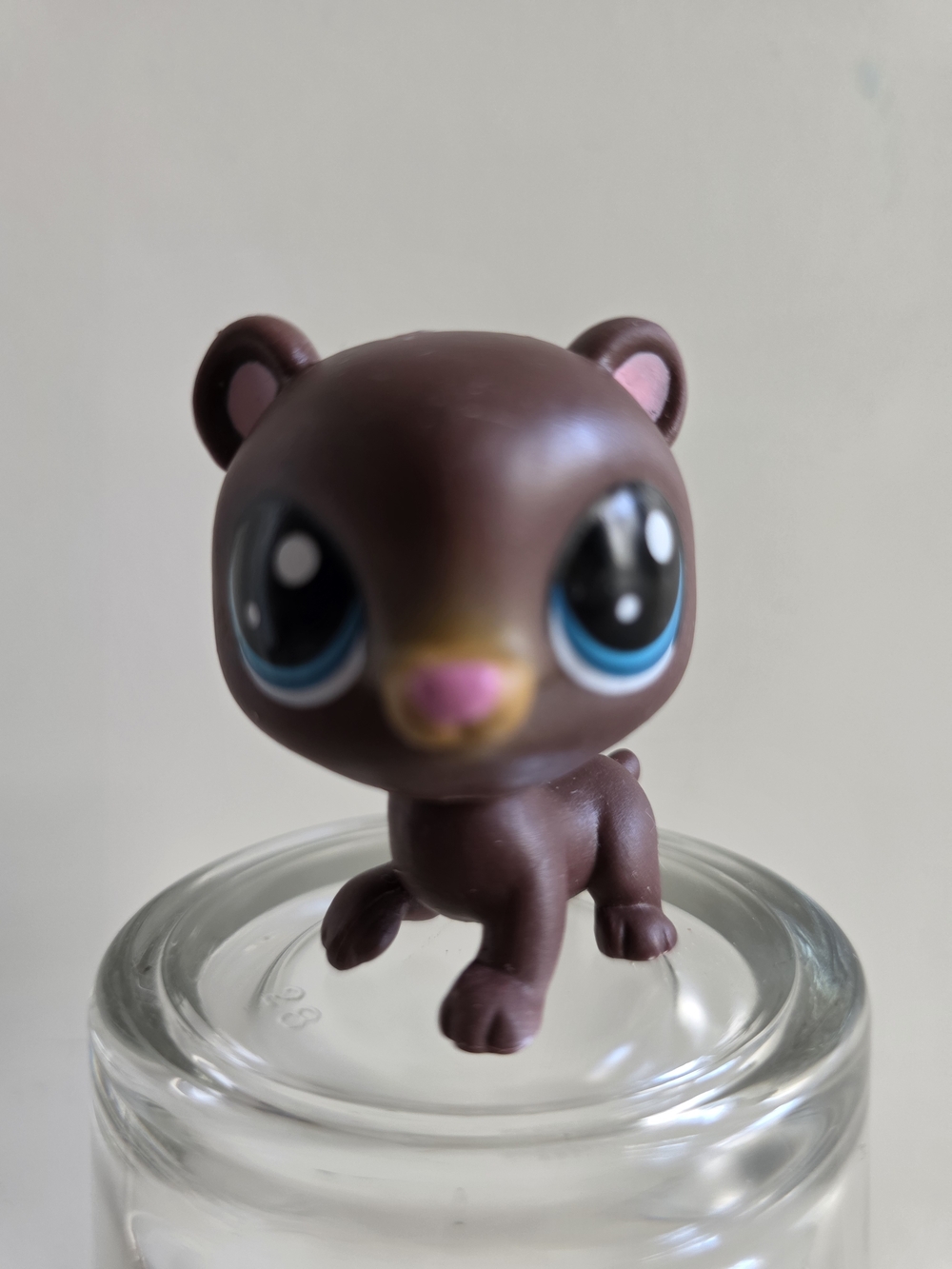 3/$22 Littlest Pet Shop 116 Grizzler Hill Brown Tan Bear Cubby Hill Daddy